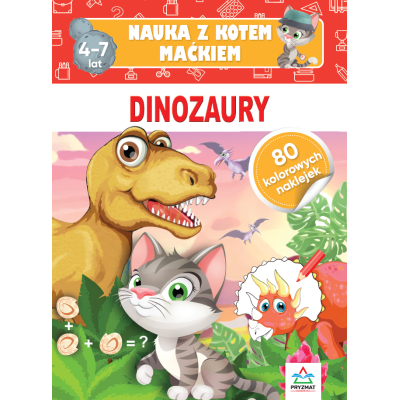 Dinozaury. Nauka z kotem Maćkiem | Polska Półka