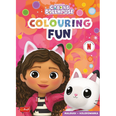 Koci domek Gabi. Kolorowanka. Malbuch. Colouring book. Gabby's Dollhouse. | Polska Półka