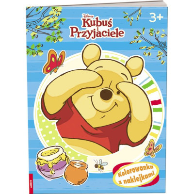 Kubuś Kolorowanka z naklejkami NA-9138 | Polska Półka