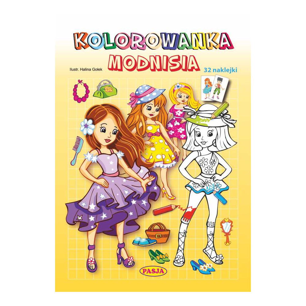 Kolorowanka modnisia | Polska Półka