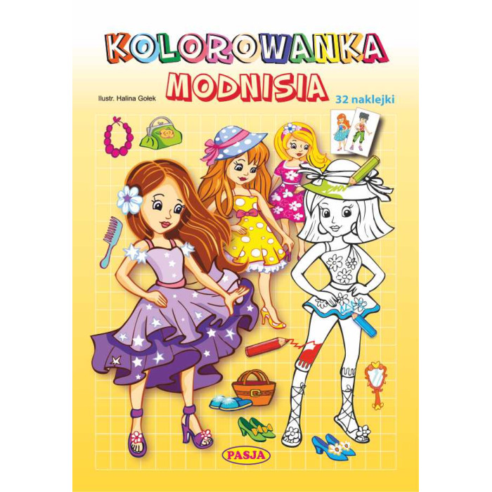 Kolorowanka modnisia | Polska Półka