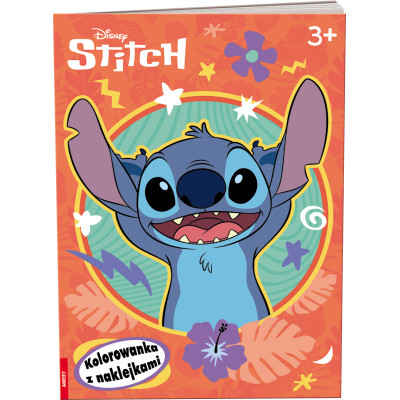 Stitch Kolorowanka z naklejkami NA-9129 | Polska Półka