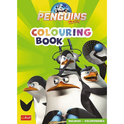 Pingwiny z Madagaskaru. Kolorowanka. Malbuch. Colouring book. The Penguins of Madagascar | Polska Półka
