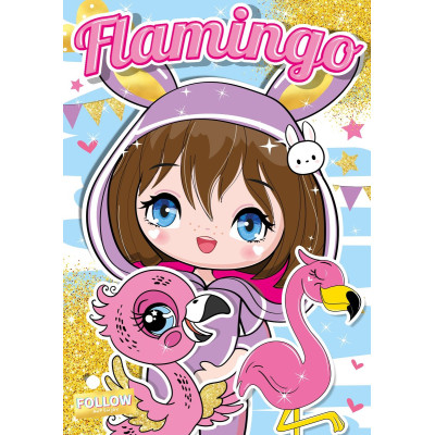 Flamingo. Kolorowanka | Polska Półka