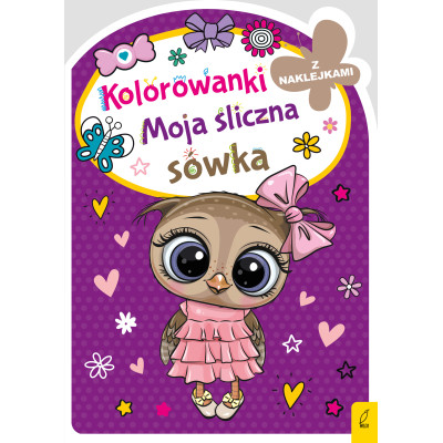 Moja śliczna sówka. Kolorowanka z wykrojnikiem | Polska Półka