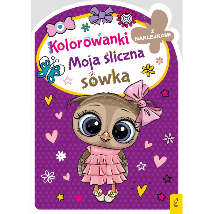 Moja śliczna sówka. Kolorowanka z wykrojnikiem | Polska Półka