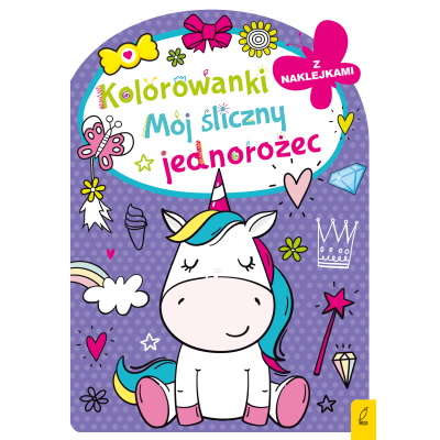 Mój śliczny jednorożec. Kolorowanka z wykrojnikiem | Polska Półka