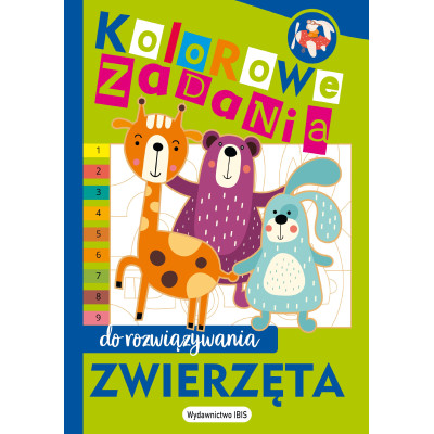 Zwierzęta. Kolorowe zadania do rozwiązywania | Polska Półka