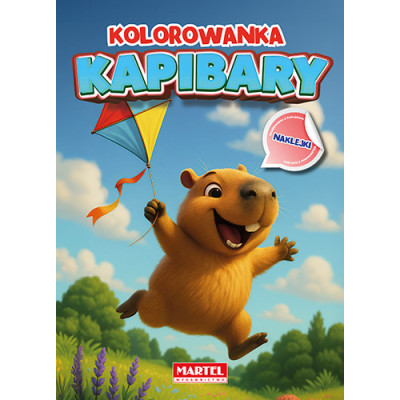 Kapibary. Kolorowanka z naklejkami | Polska Półka