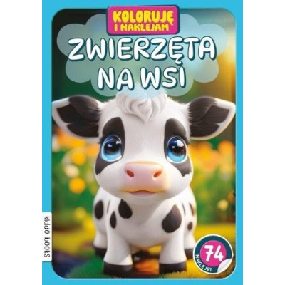 Zwierzęta na wsi. Koloruję i naklejam | Polska Półka