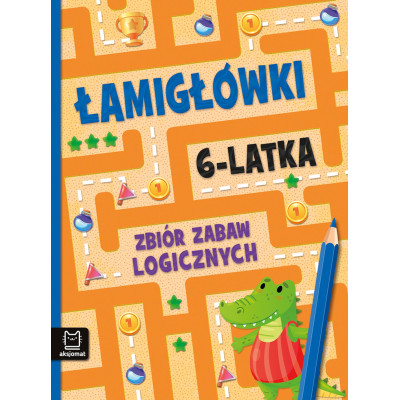 Zbiór zabaw logicznych. Łamigłówki 6-latka | Polska Półka