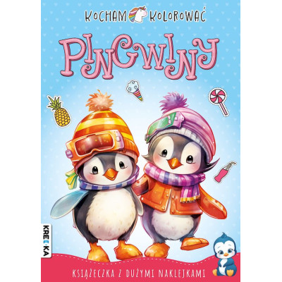 Pingwiny. Kocham kolorować | Polska Półka