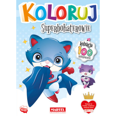 Superbohaterowie. Koloruj | Polska Półka