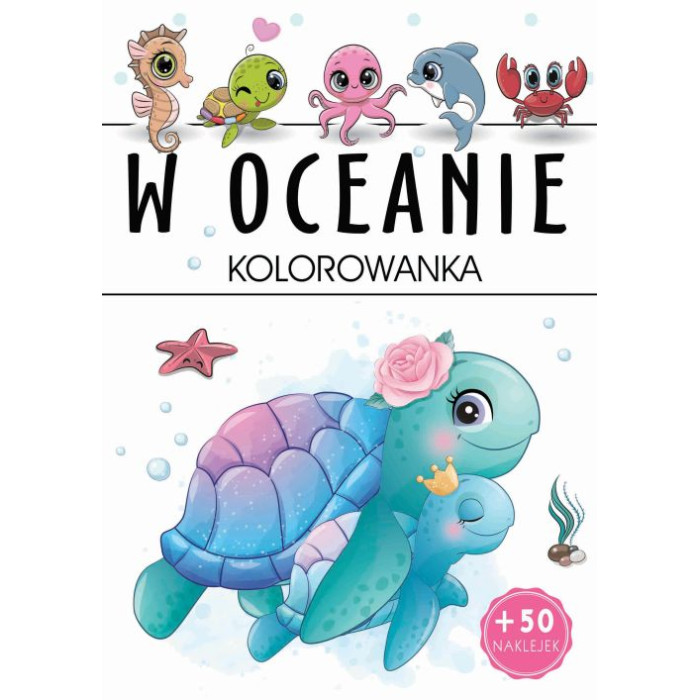 W oceanie. Kolorowanka | Polska Półka