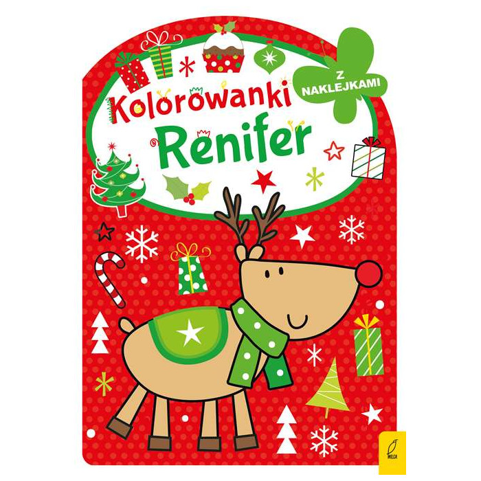 Kolorowanka z wykrojnikiem. Renifer | Polska Półka