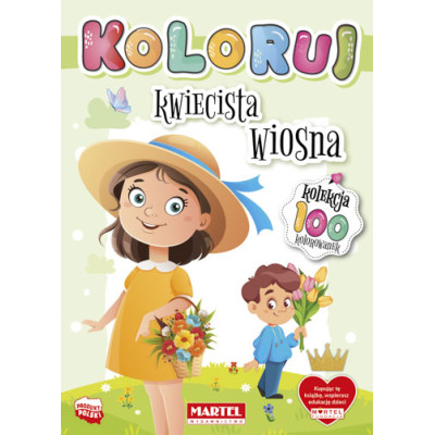 Kwiecista wiosna. Koloruj | Polska Półka