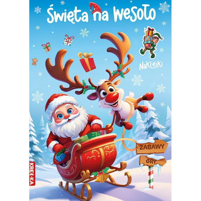 Święta na wesoło. Kolorowanka | Polska Półka