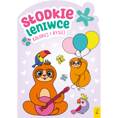 Słodkie leniwce. Koloruj i rysuj | Polska Półka