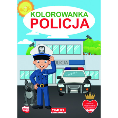 Policja. Kolorowanka | Polska Półka