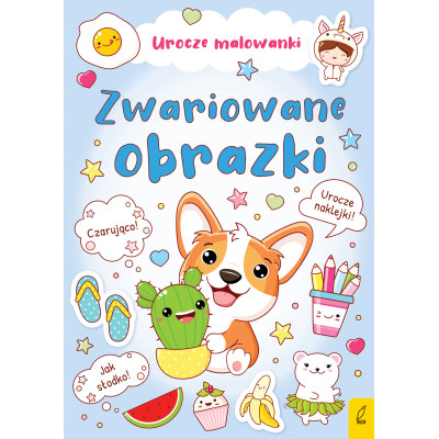 Zwariowane obrazki. Urocze malowanki | Polska Półka