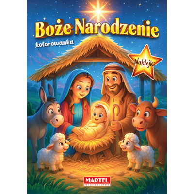 Boże Narodzenie Szopka z naklejkami | Polska Półka
