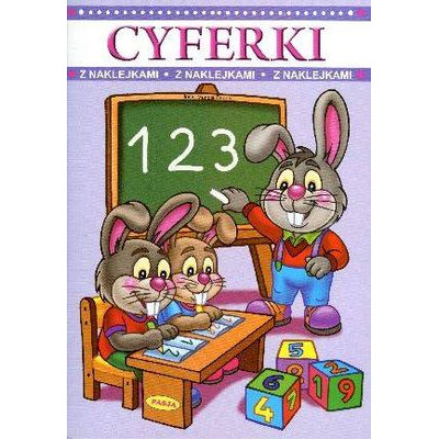Cyferki z naklejkami | Polska Półka