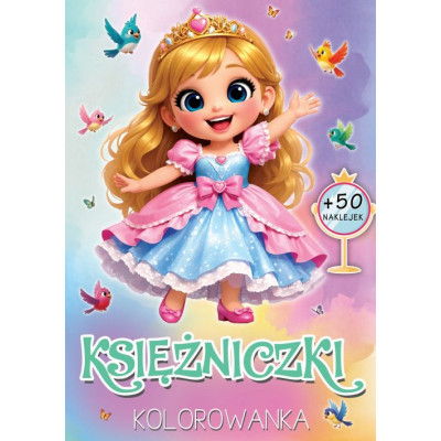 Księżniczki. Kolorowanka | Polska Półka