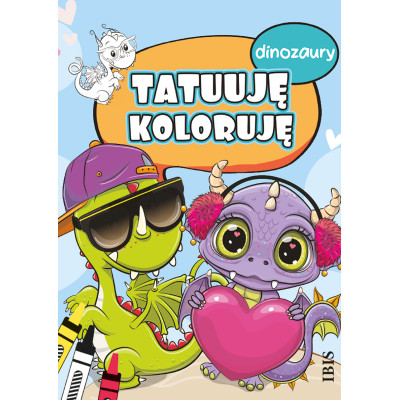 Dinozaury. Tatuuję - koloruję | Polska Półka