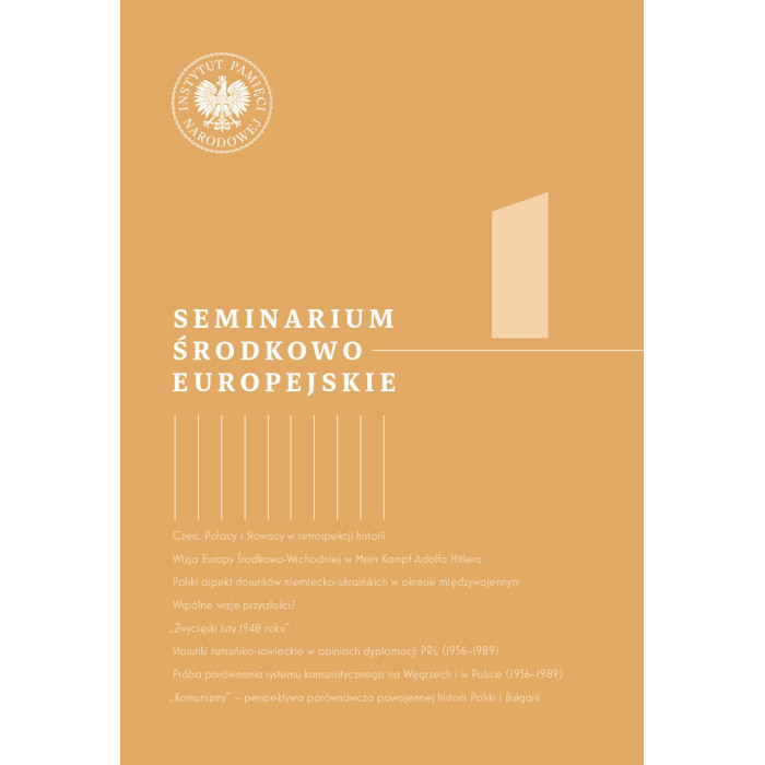 Seminarium Środkowoeuropejskie. Tom 1 | Polska Półka